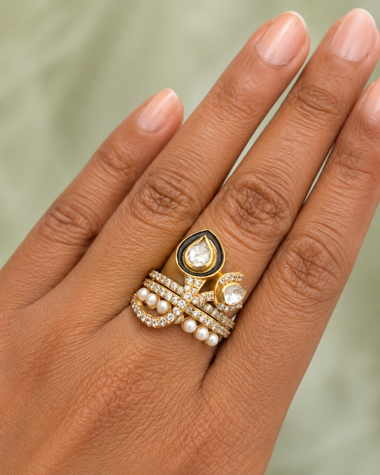 Moti Mor Pankh Ring