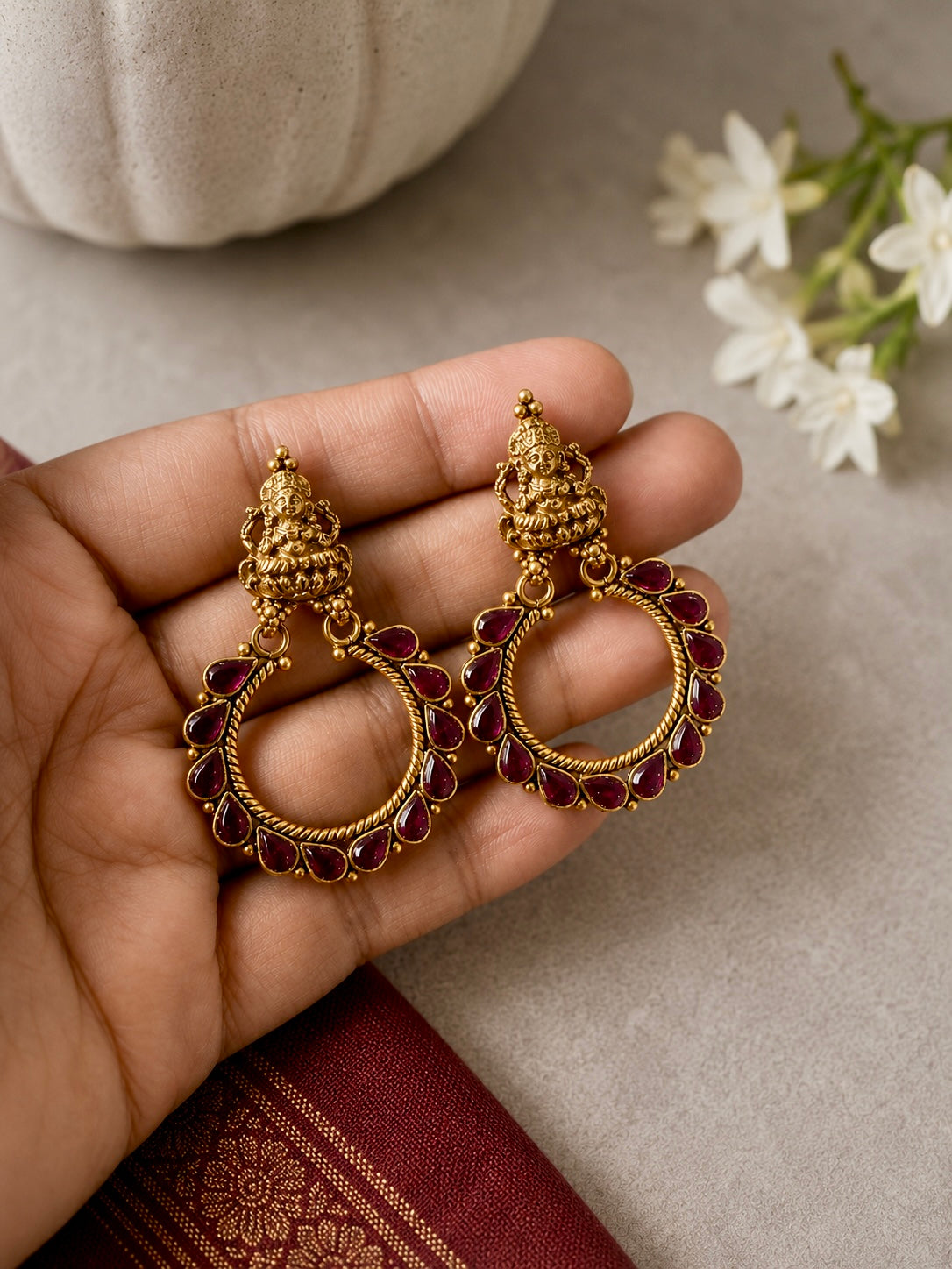 Kamala Ruby Earrings.