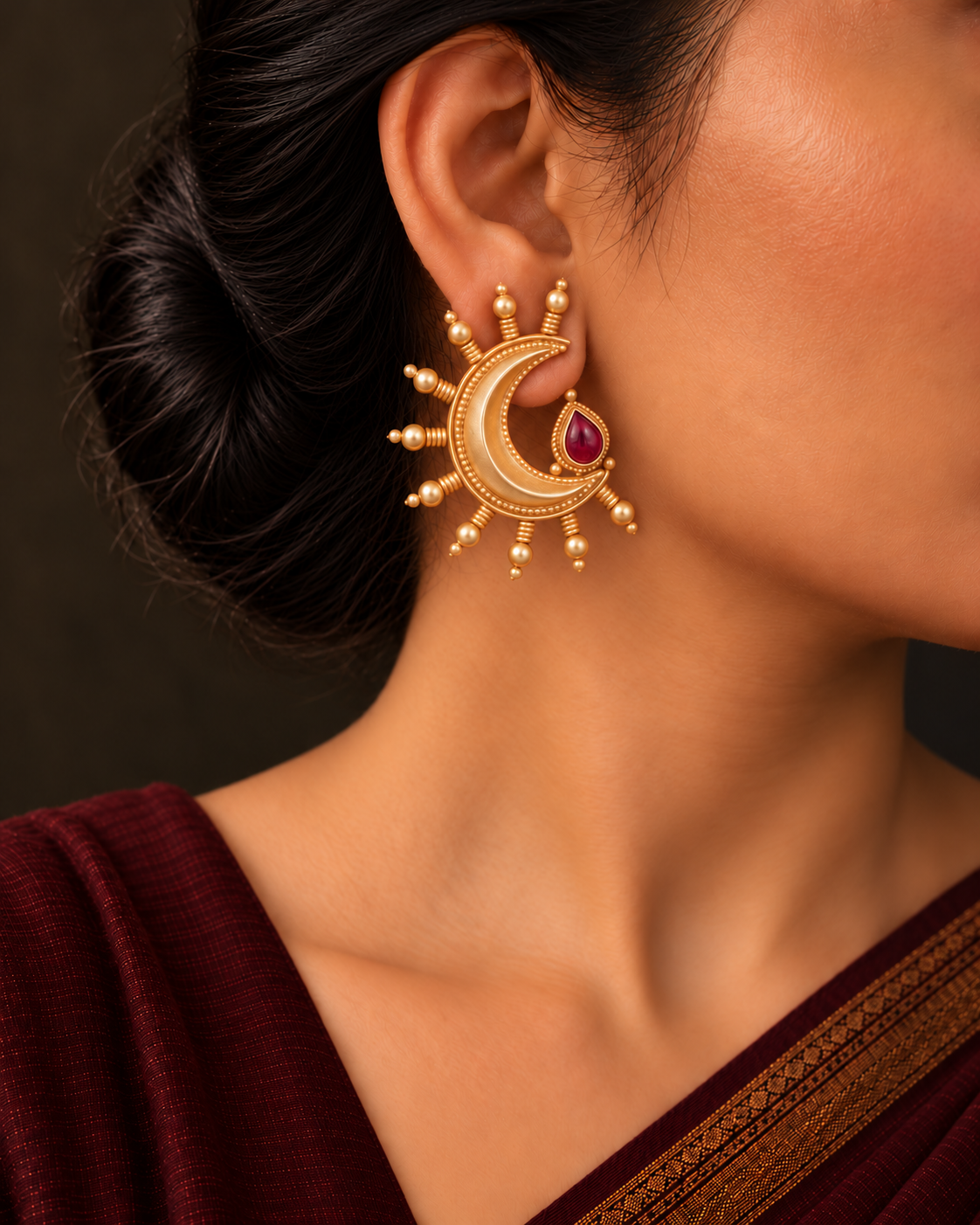 Chandrika Teardrop Earrings