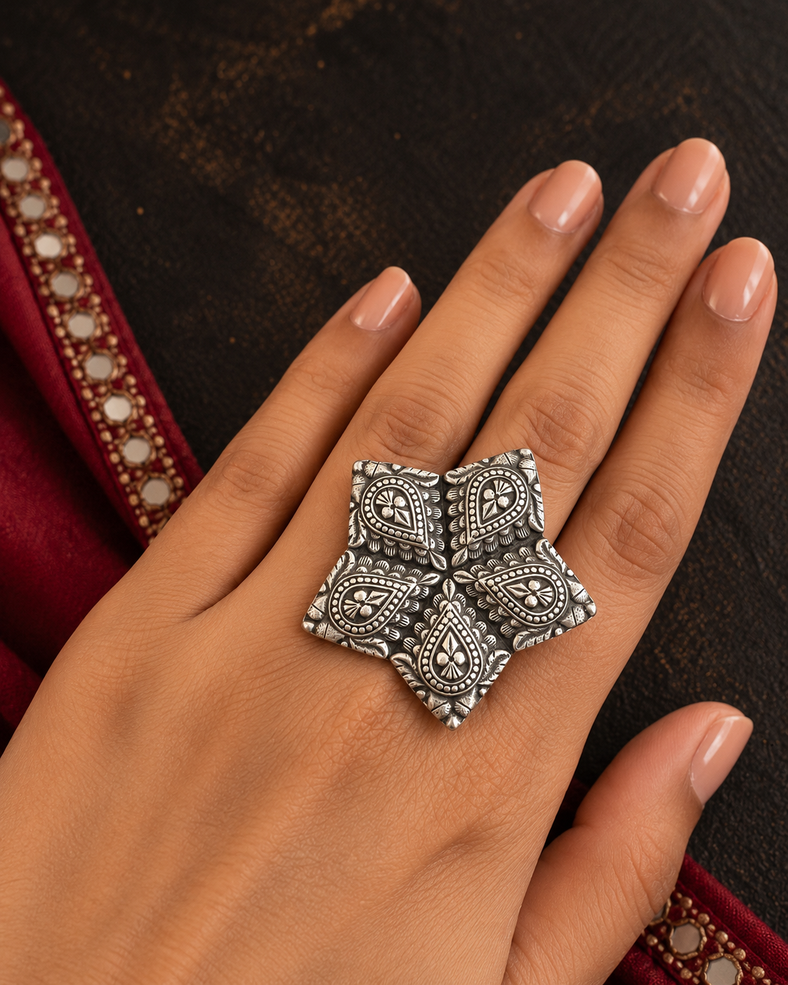 Sitara Statement Ring