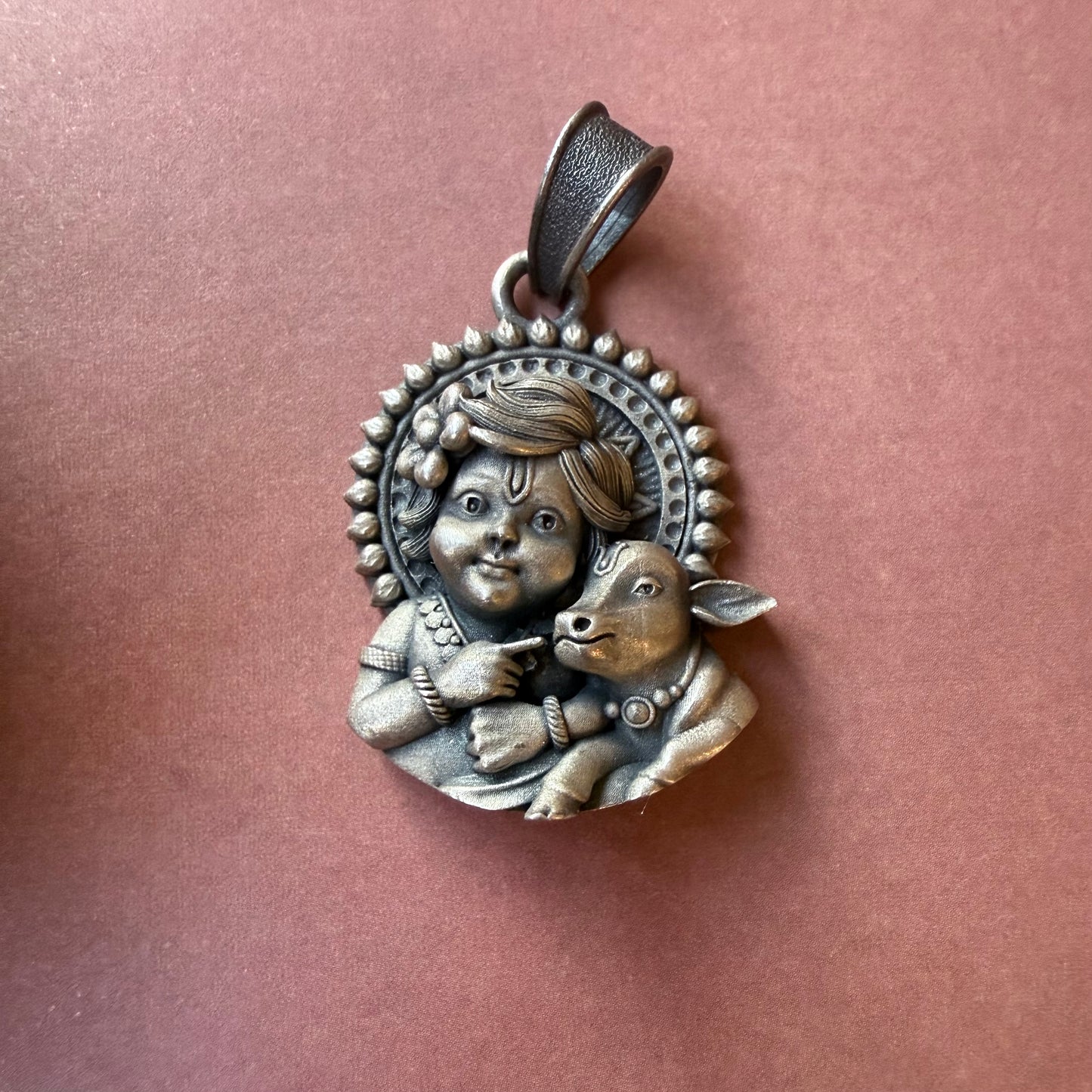 Bal Krishna 3D Pendant