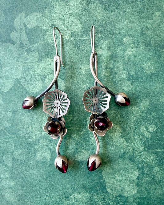 Vana Lotus Bud Drop Earrings