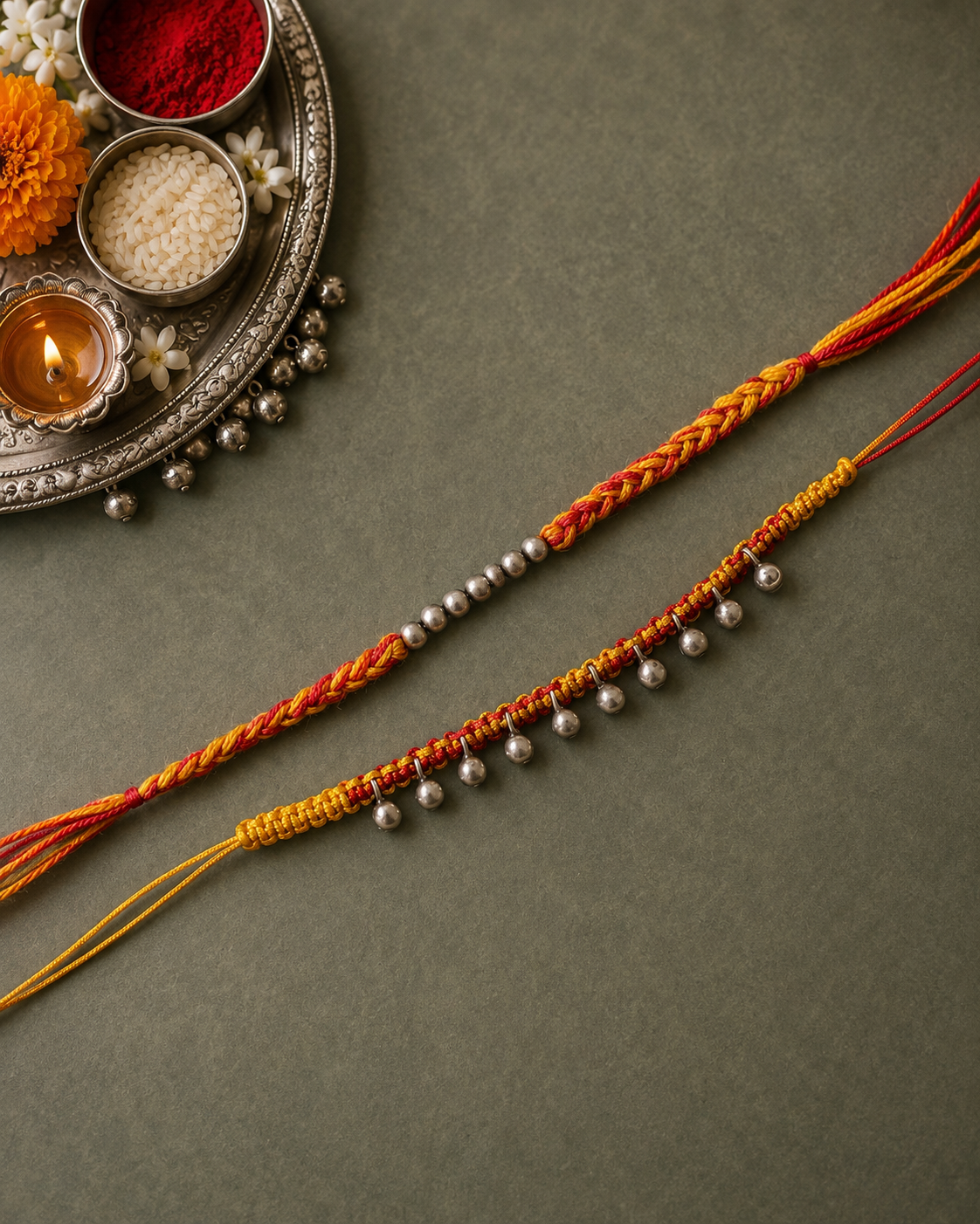 Silver Rakhi