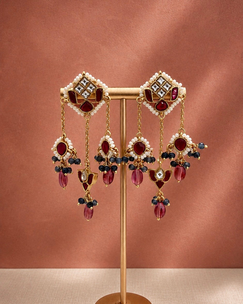 Gulnaar Tassel Earrings