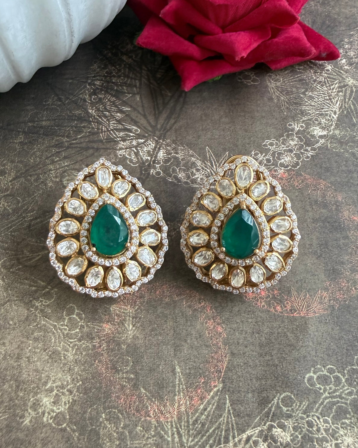 Roop Polki Earrings