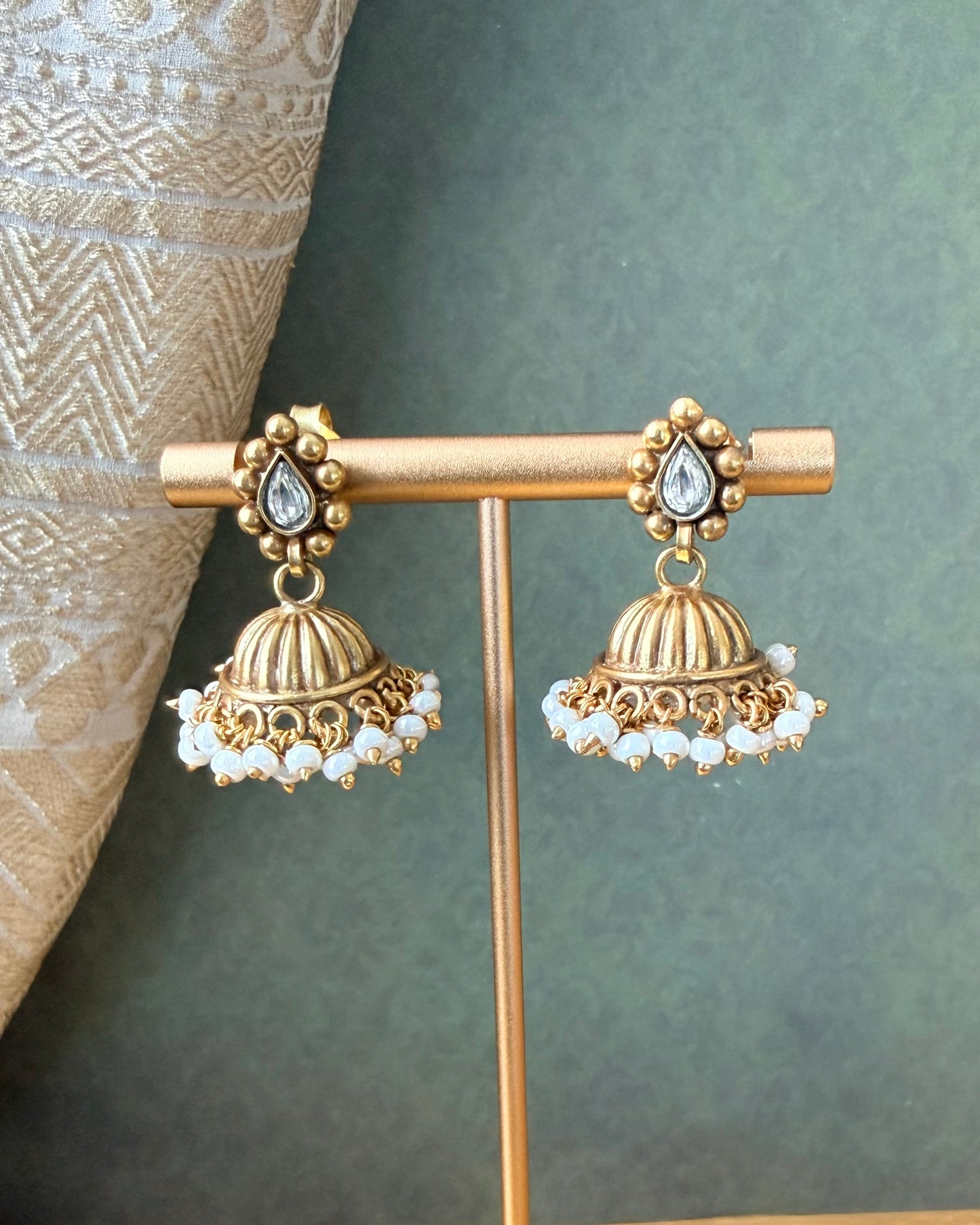 Kira Pearl Jhumkas
