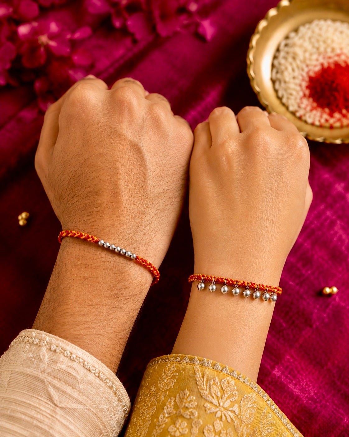 Silver Rakhi