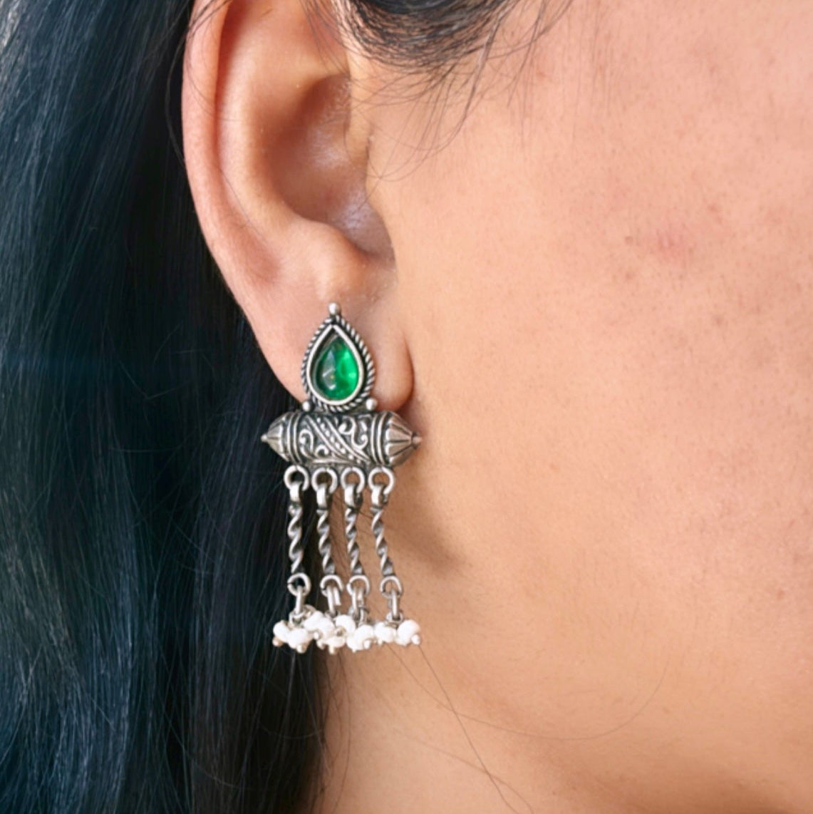 Twist Tassels- silver