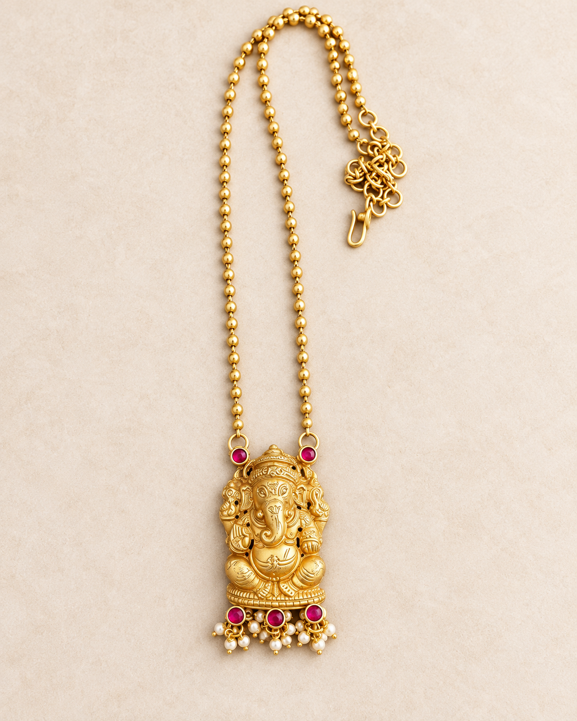 Ganesha Gold Necklace