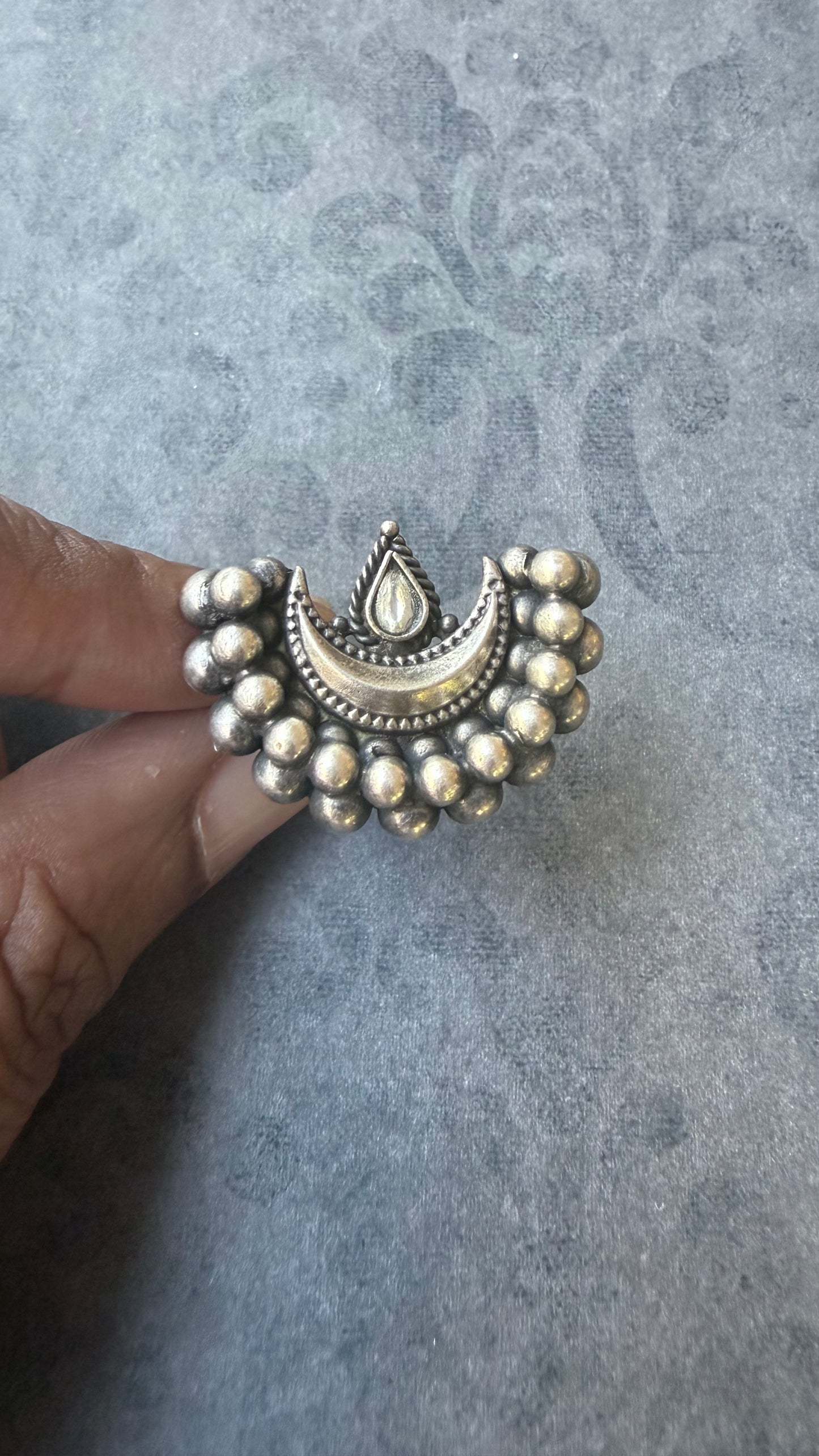 Crescent Noor Statement Ring