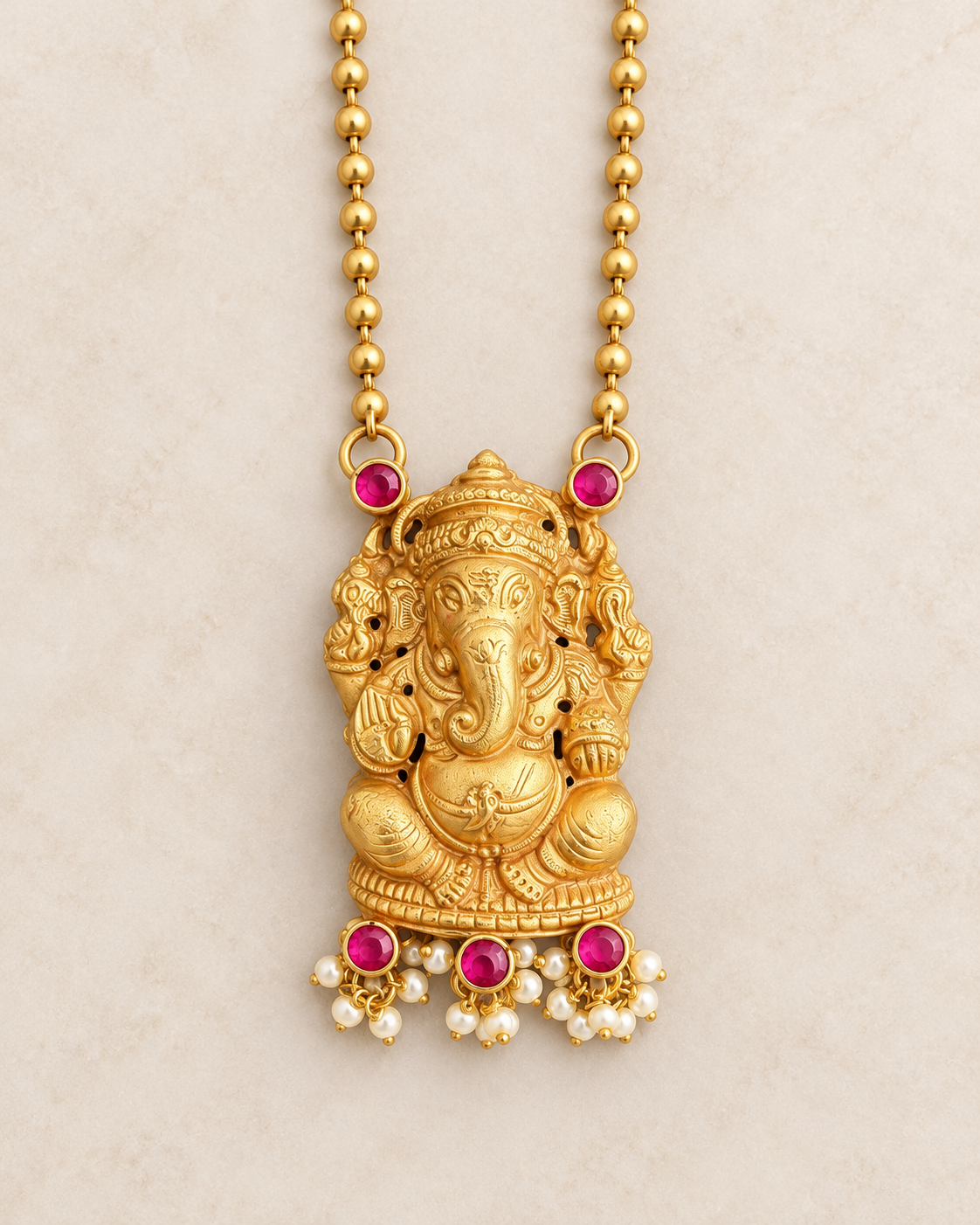 Ganesha Gold Necklace