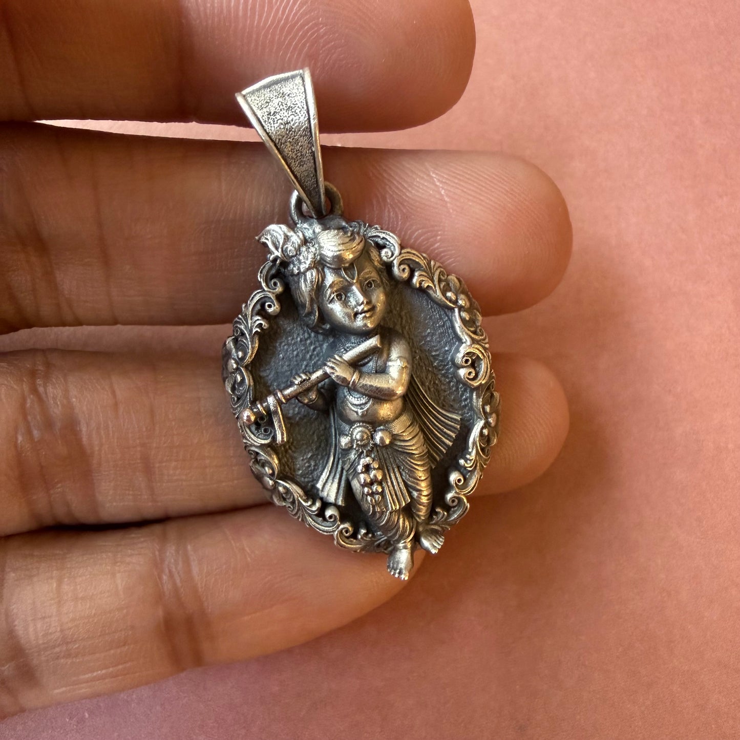 Bal Krishna 3D Pendant
