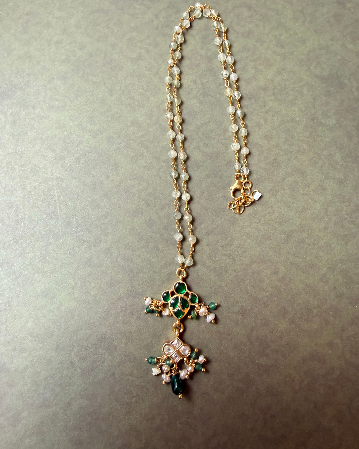 Raani Emerald Pendant Necklace