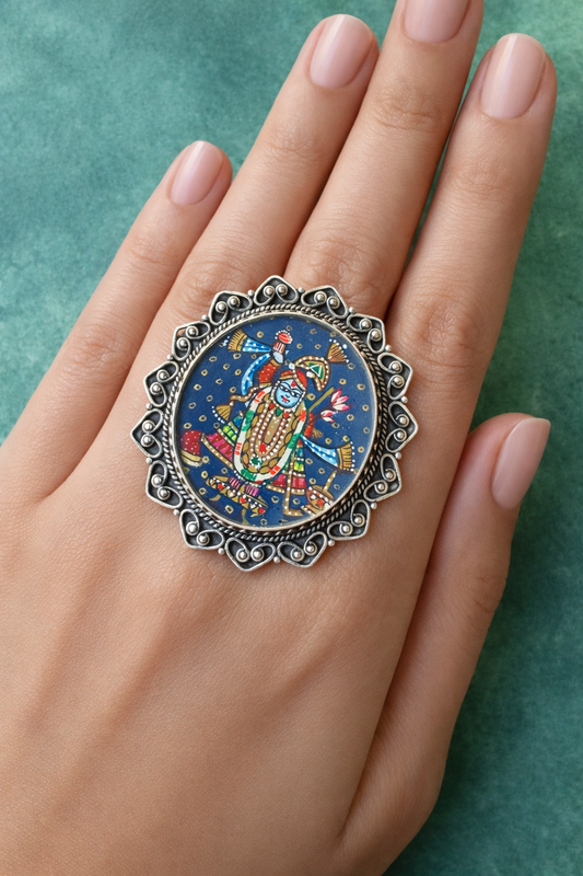 Leela-  Shrinaath Ji Ring (oval)