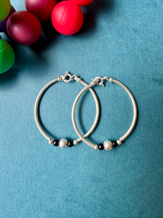 Baby Nazariya Bracelets - Silver Beads