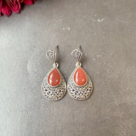 Amber Glow Earrings