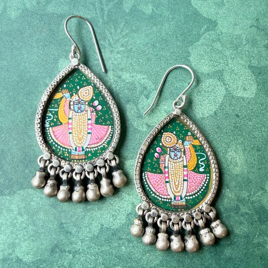 Leela – Shreenath ji Drop Earrings
