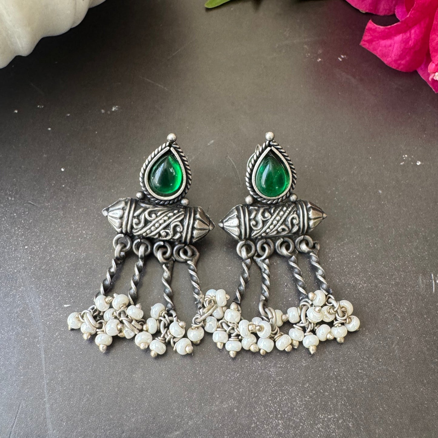 Twist Tassels- silver